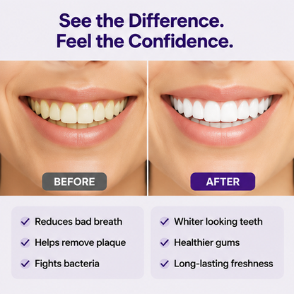 Portable Whitening Mouthwash