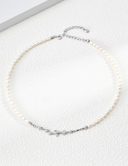“Dreaming of the Milky Way” Zircon Necklace