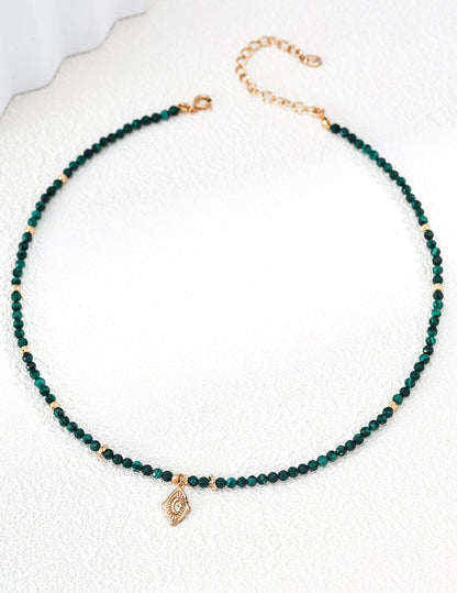 Yuexi Series Necklace: Malachite Necklace
