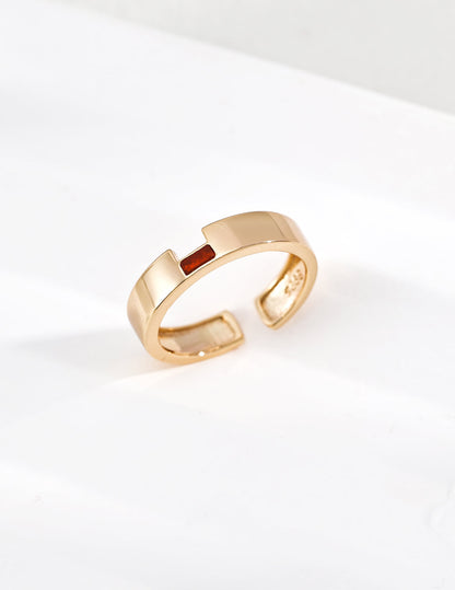 Lapis Lazuli/Red Agate Ring